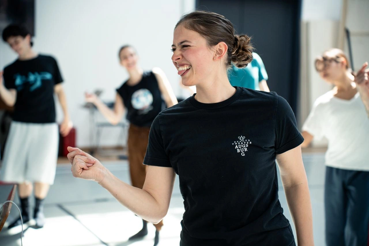 Helena Sturm in rehearsal
